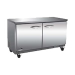 IKON IUC48F - Undercounter Freezer, two-section,12 cu. ft., 48-1/5